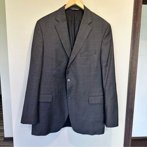 Jack Victor Gray Herringbone Wool Vince Sport Blazer Jacket Coat Formal Office